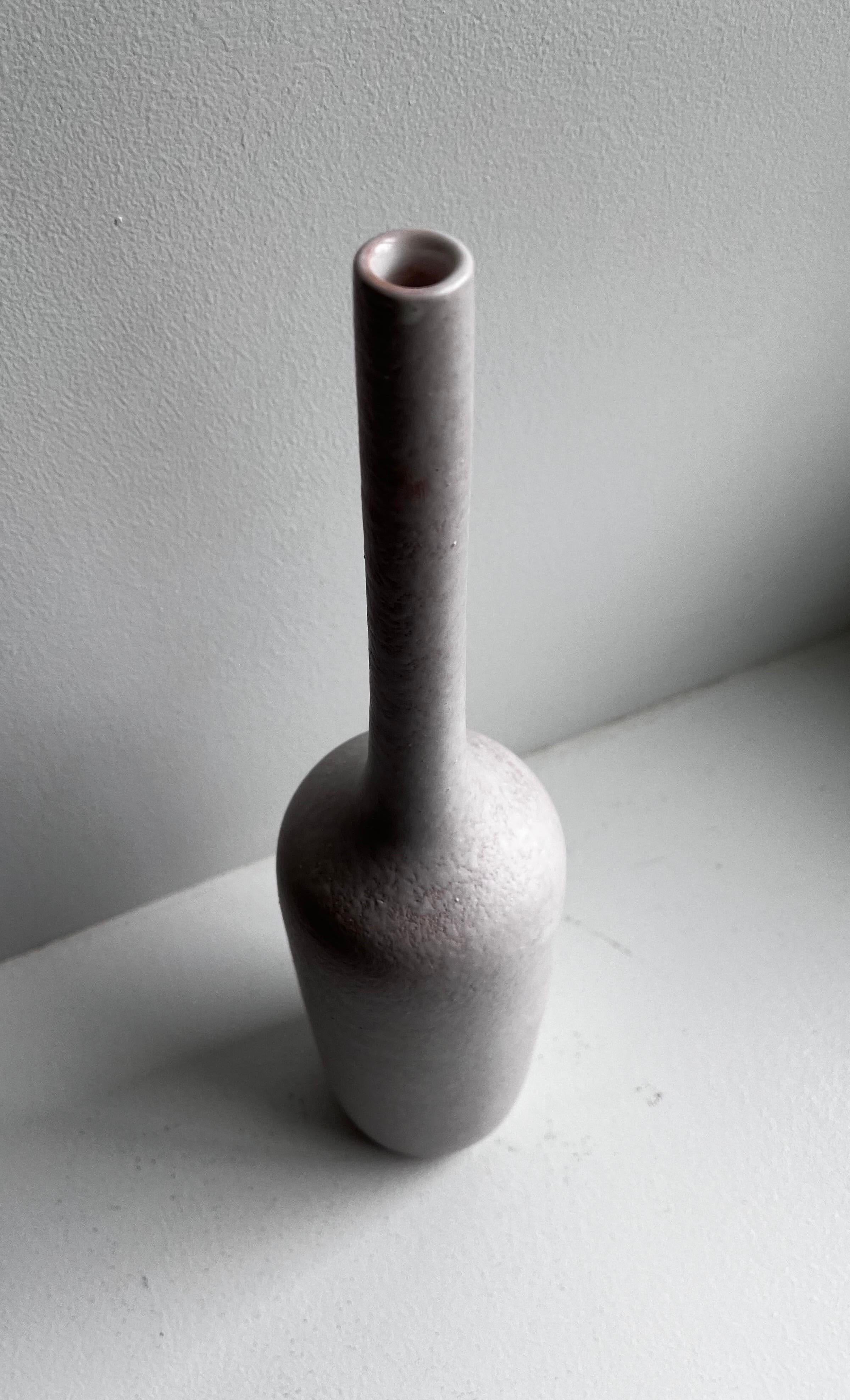 20th Century Tall Italian Raymor Bitossi Ceramic Bottle, c. 1950s For Sale