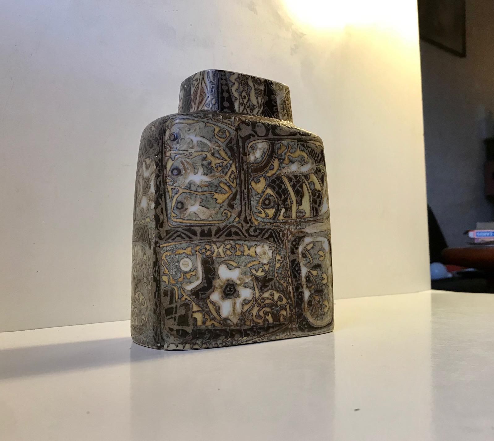 Mid-Century Modern Midcentury Ceramic Baca Vase by Nils Thorsson for Royal Copenhagen, 1960s