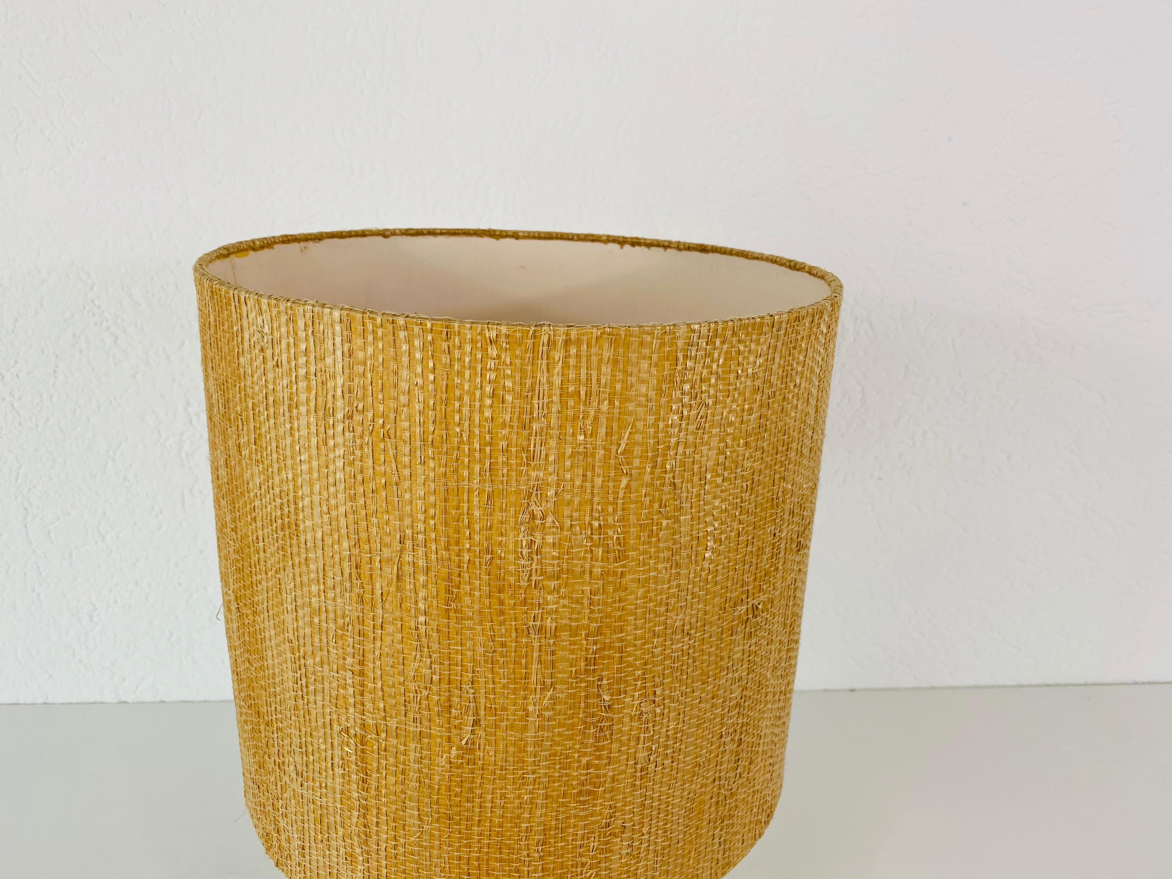 Midcentury Ceramic Base Table Lamp, 1960s In Good Condition In Hagenbach, DE