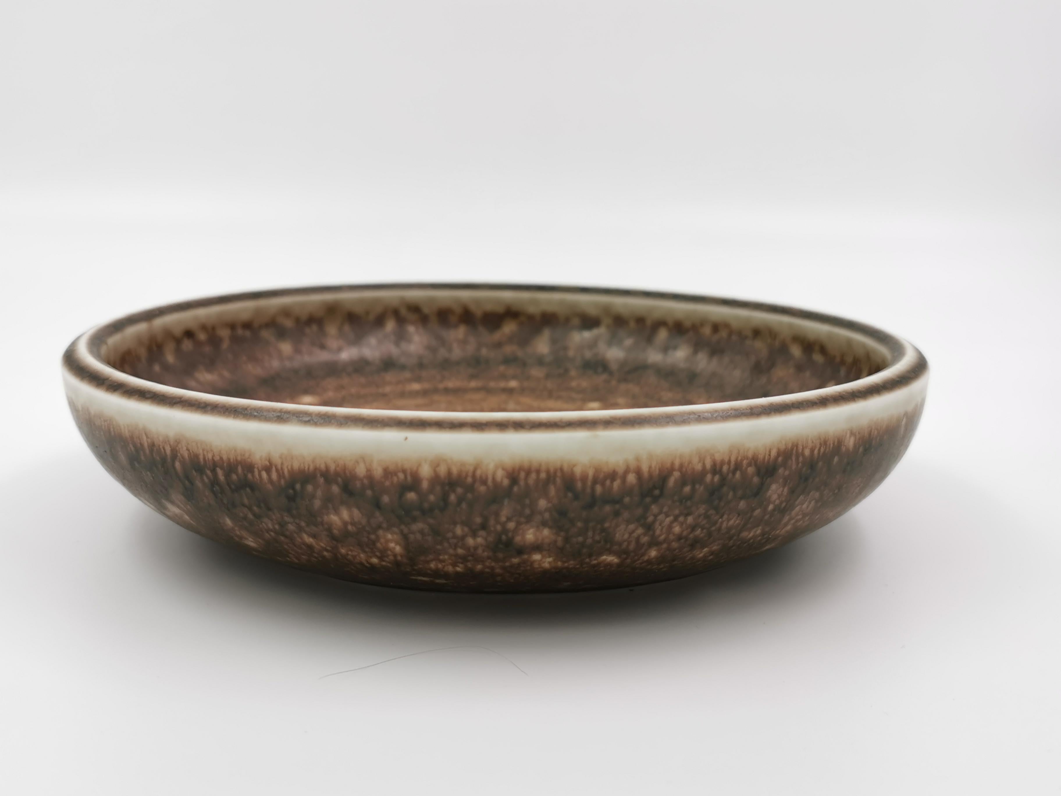 Mid-20th Century Midcentury Ceramic Bowl by Carl-Harry Stålhane for Rörstrand, 1950s For Sale