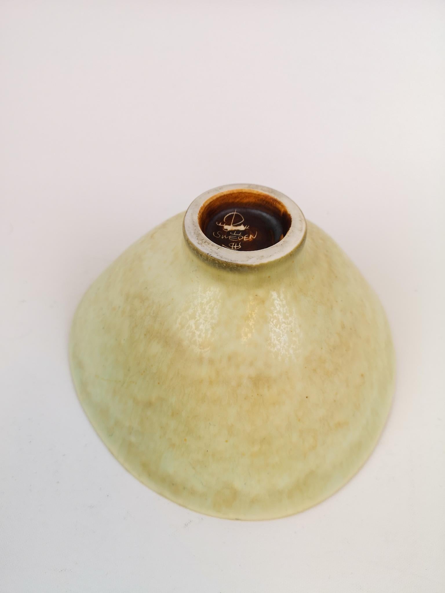 Midcentury Ceramic Bowl Carl-Harry Stålhane Rörstrand, Sweden, 1950s 4