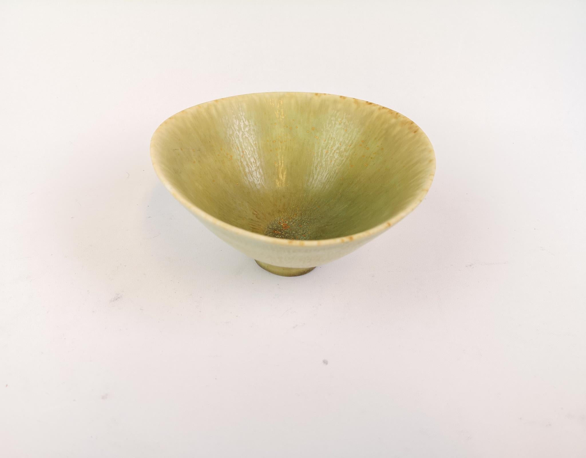 Midcentury Ceramic Bowl Carl-Harry Stålhane Rörstrand, Sweden, 1950s (Mitte des 20. Jahrhunderts)