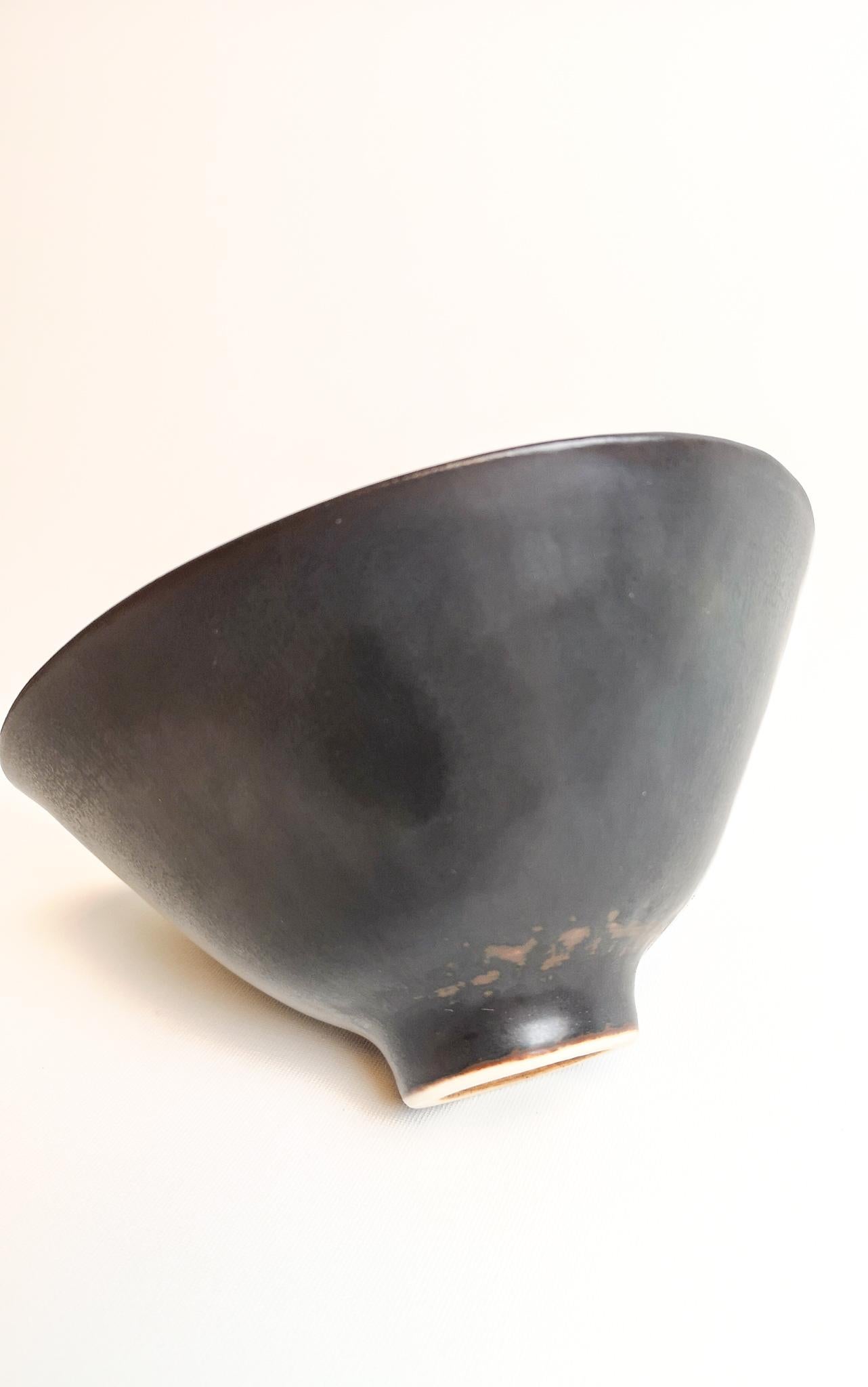 Mid-20th Century Midcentury Ceramic Bowl Carl-Harry Stålhane Rörstrand, Sweden, 1950s