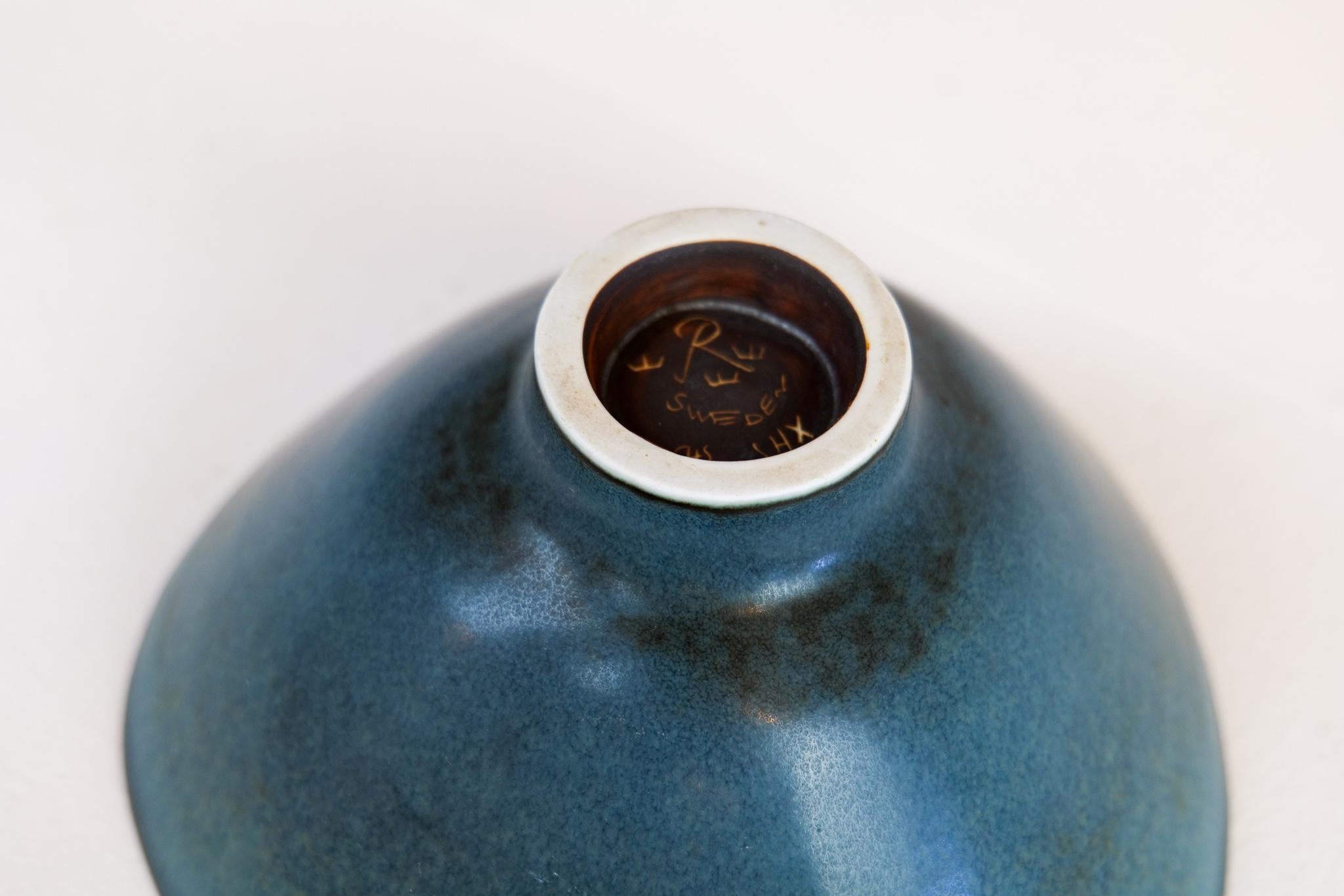 Midcentury Ceramic Bowl Rörstrand Carl Harry Stålhane, Sweden, 1950s For Sale 4