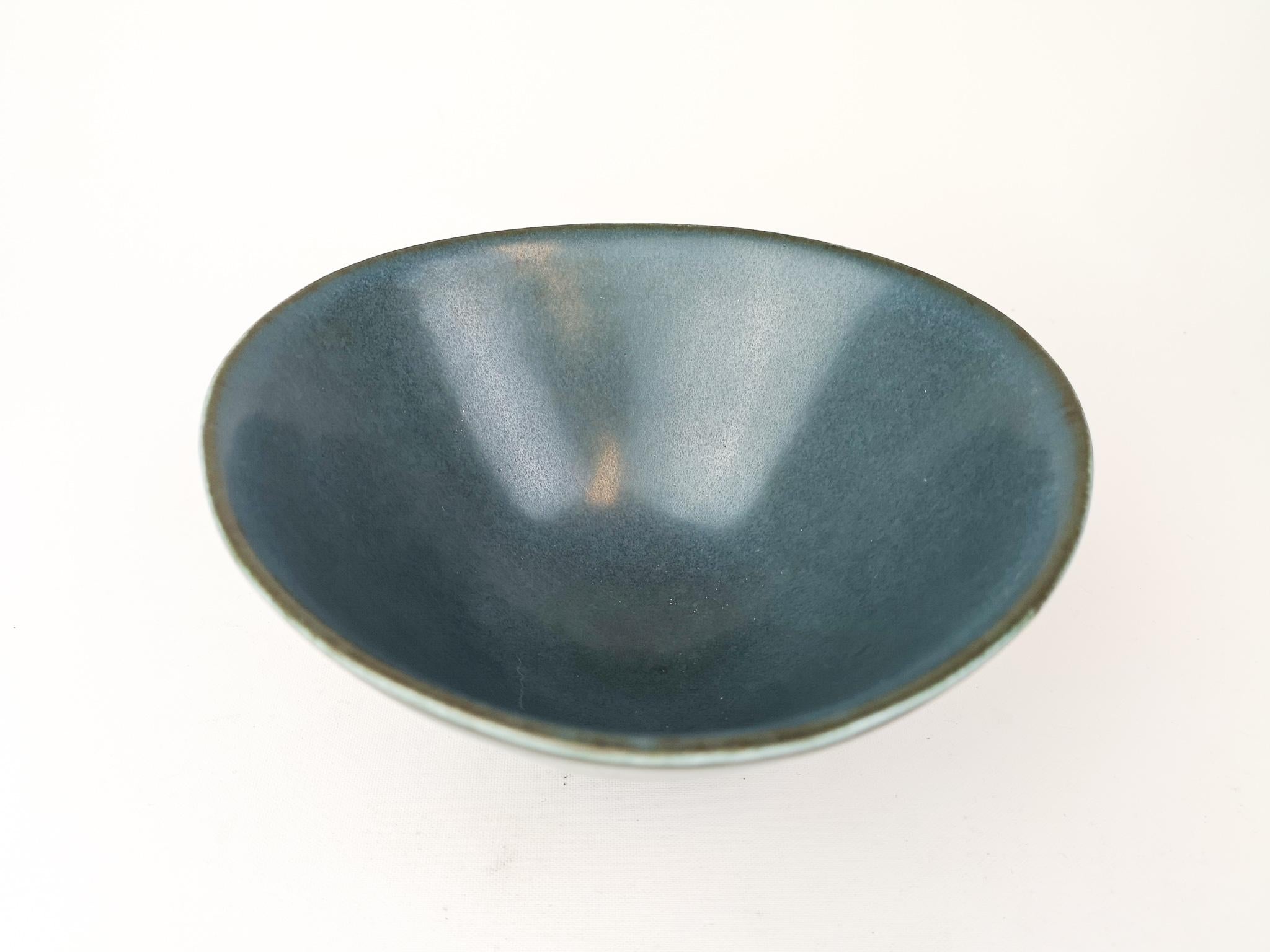 Mid-Century Modern Midcentury Ceramic Bowl Rörstrand Carl Harry Stålhane, Sweden, 1950s