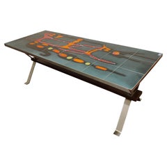 Midcentury Ceramic Coffee Table by Adri, 1960s