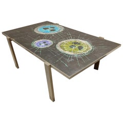 Midcentury Ceramic Coffee Table by Juliette Belarti, 1960s