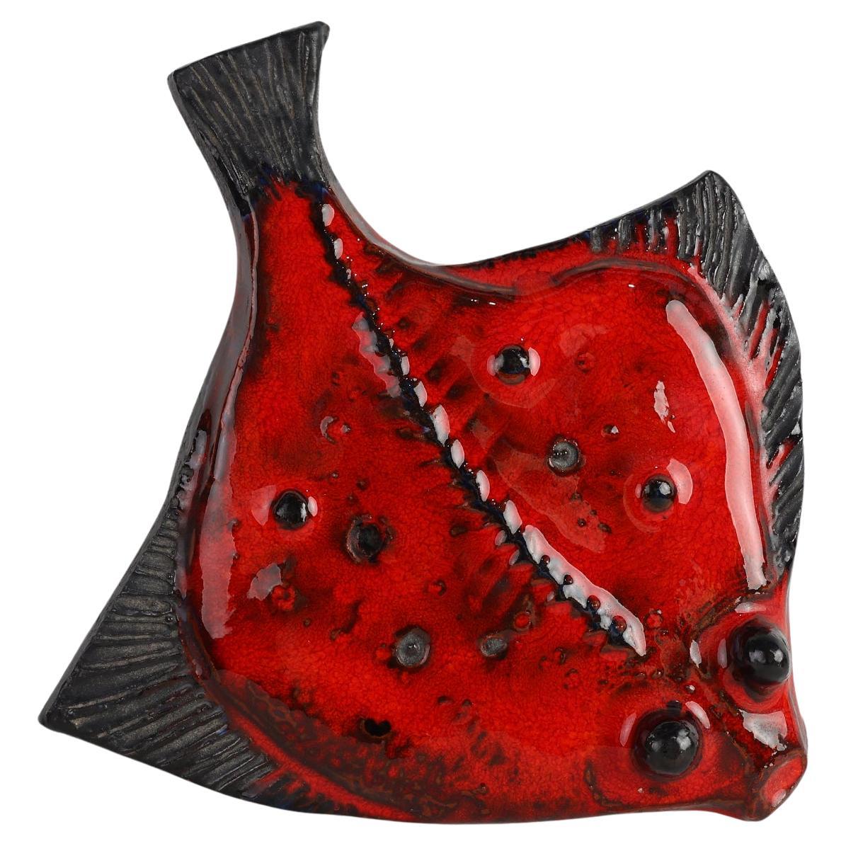 Mid‑Century Ceramic Fish by Amphora, Belgium 1960s