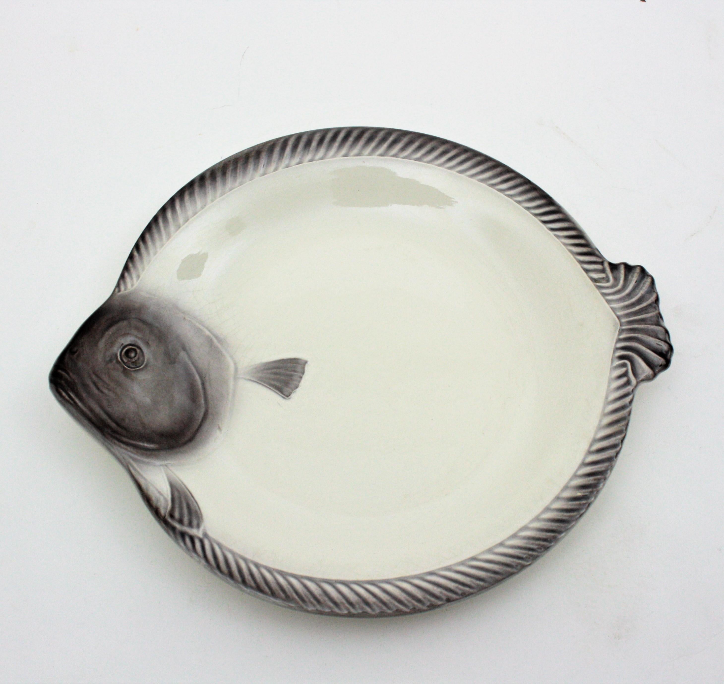 Midcentury Ceramic Fish Plates Wand Komposition / Wanddekoration im Angebot 6