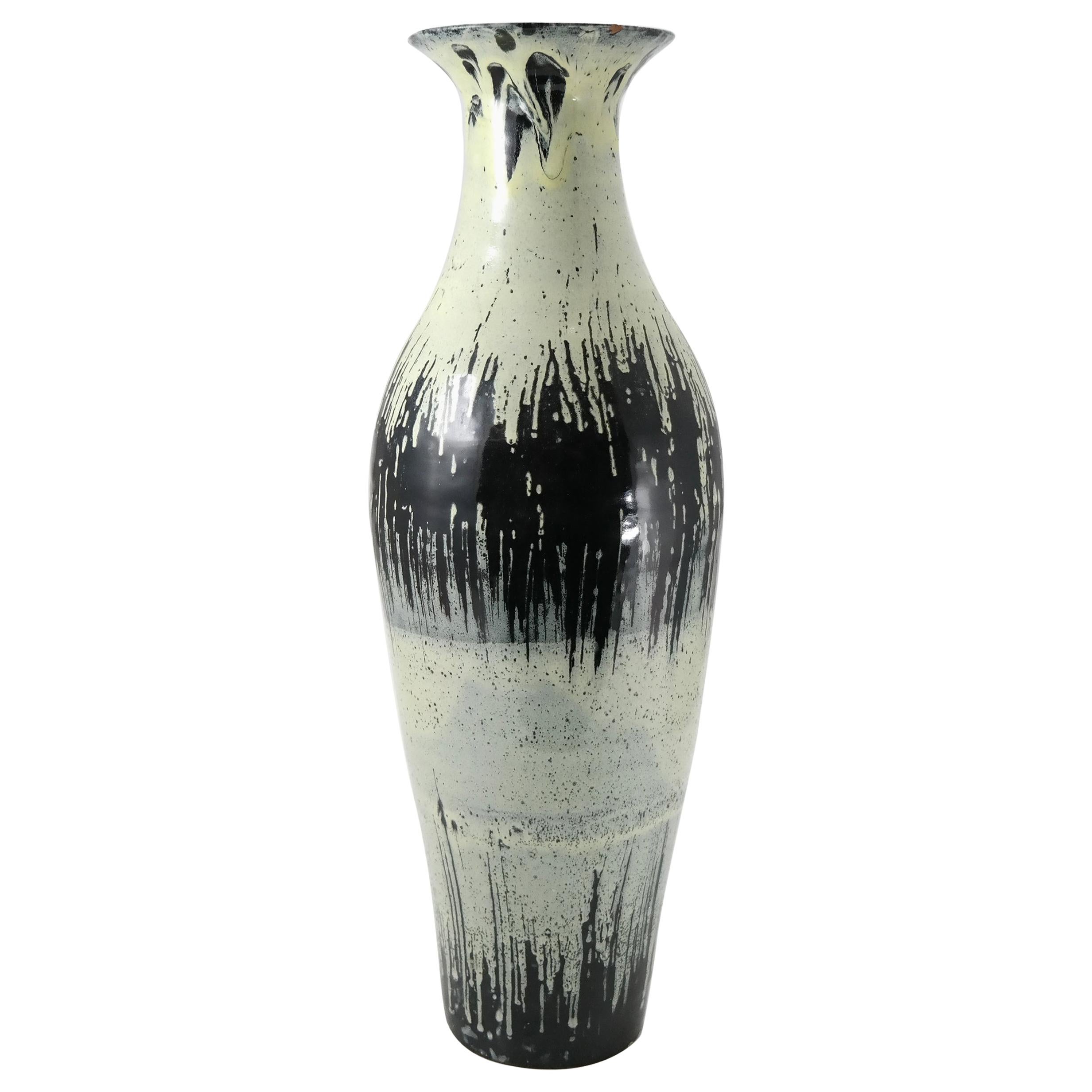 Midcentury Ceramic Floor Vase 20e