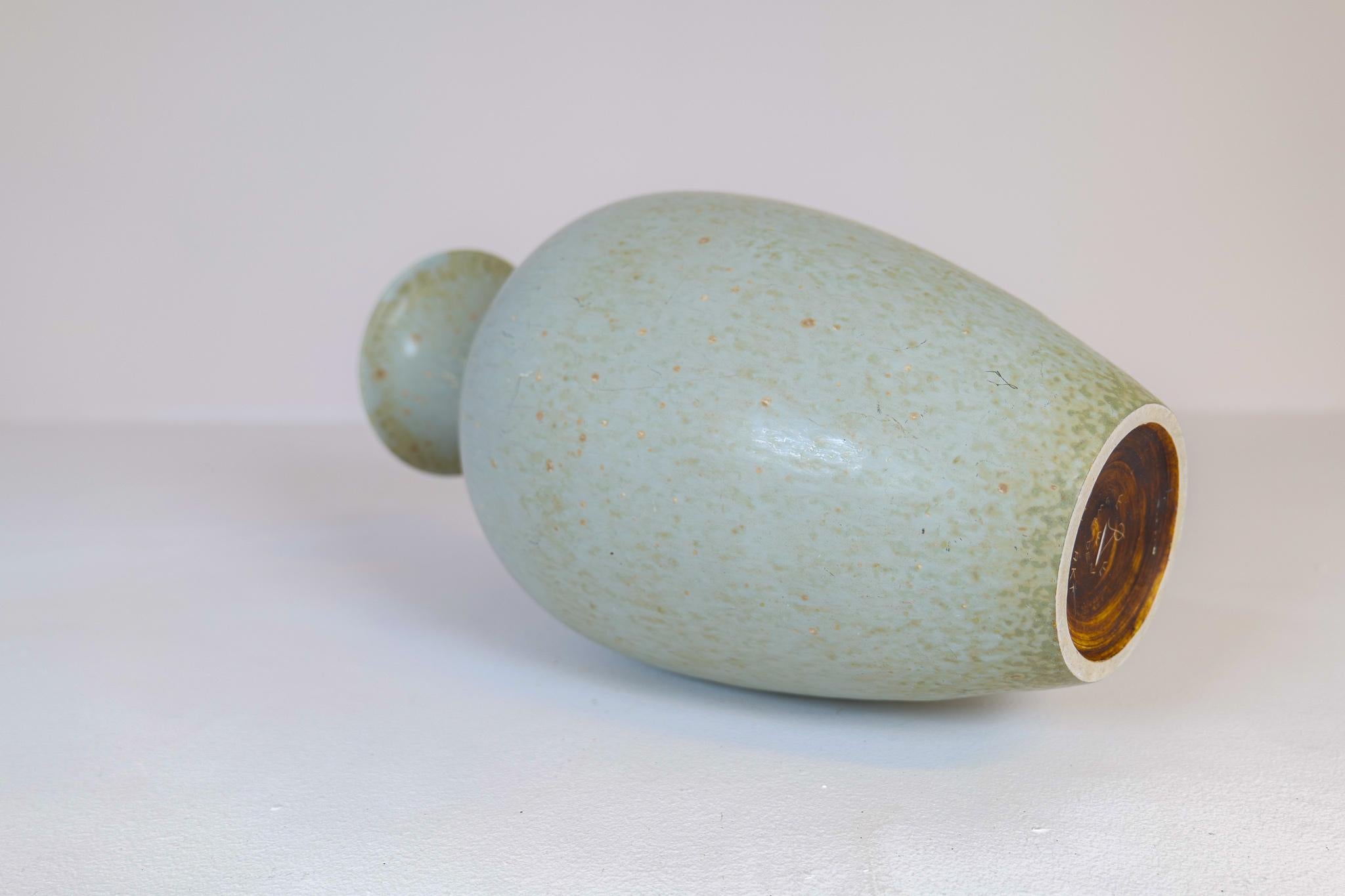 Midcentury Modern Ceramic Floor Vase Rörstrand Gunnar Nylund AKT, Sweden 1950s  5