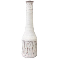 Midcentury Ceramic Flower Vase by Jacques Pouchain, Atelier Dieulefit