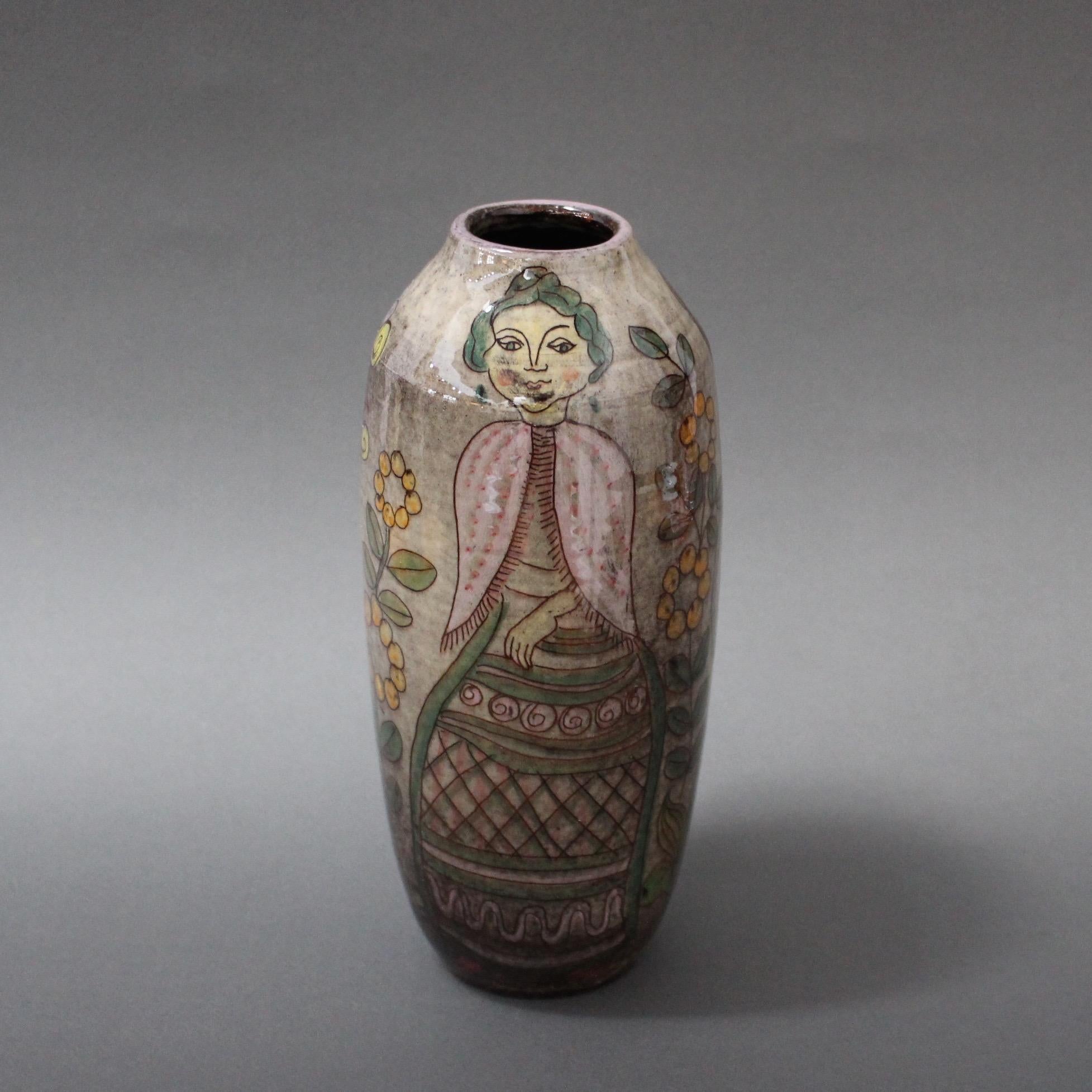 Midcentury Ceramic Glazed Vase, circa 1960s 2