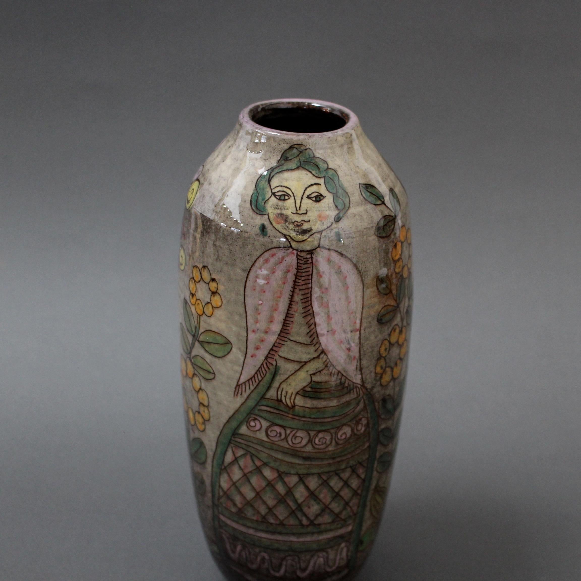 Midcentury Ceramic Glazed Vase, circa 1960s 3