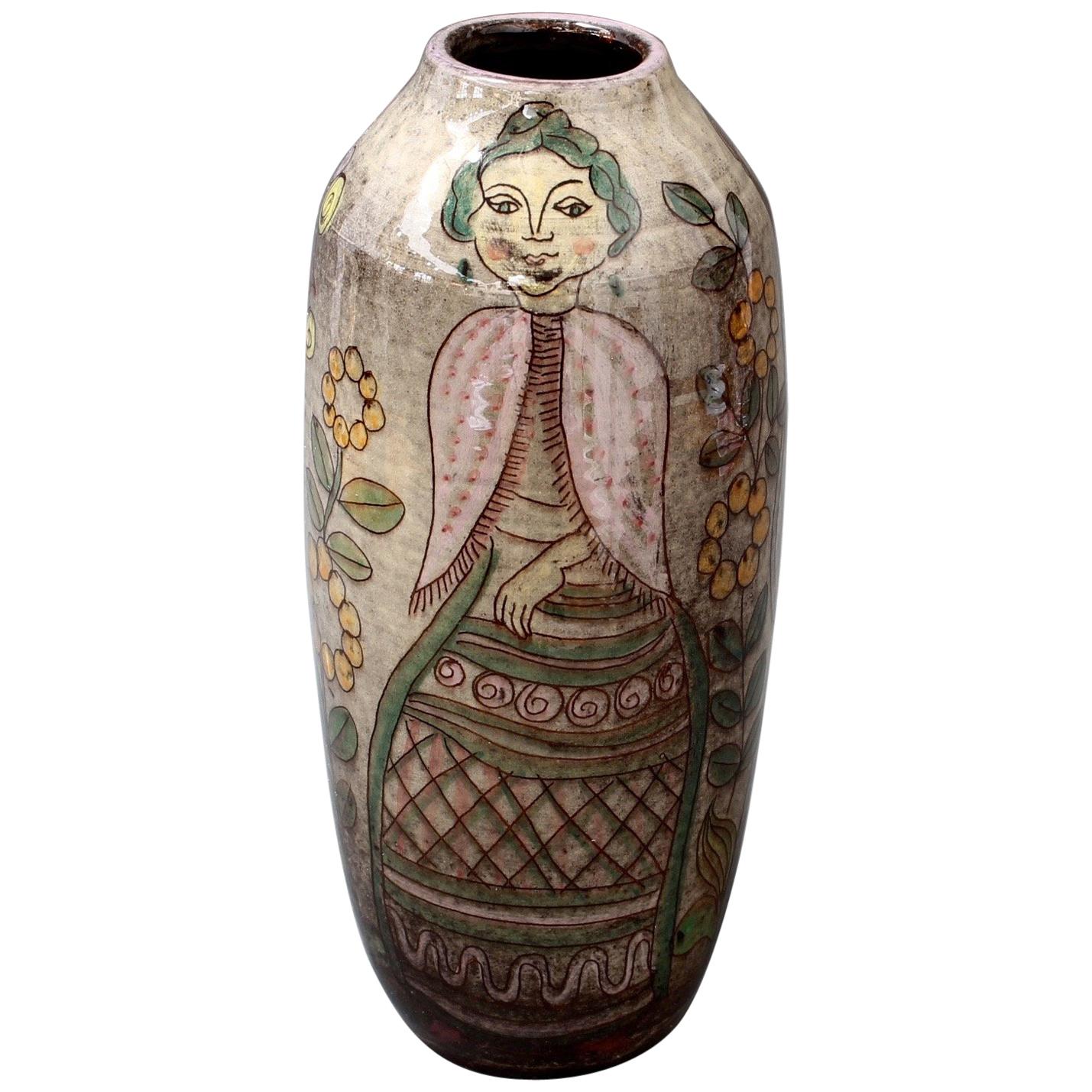 Midcentury Ceramic Glazed Vase, circa 1960s