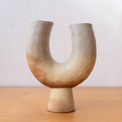 Midcentury Ceramic Ikebana Vase Sculpture, Japan 1960