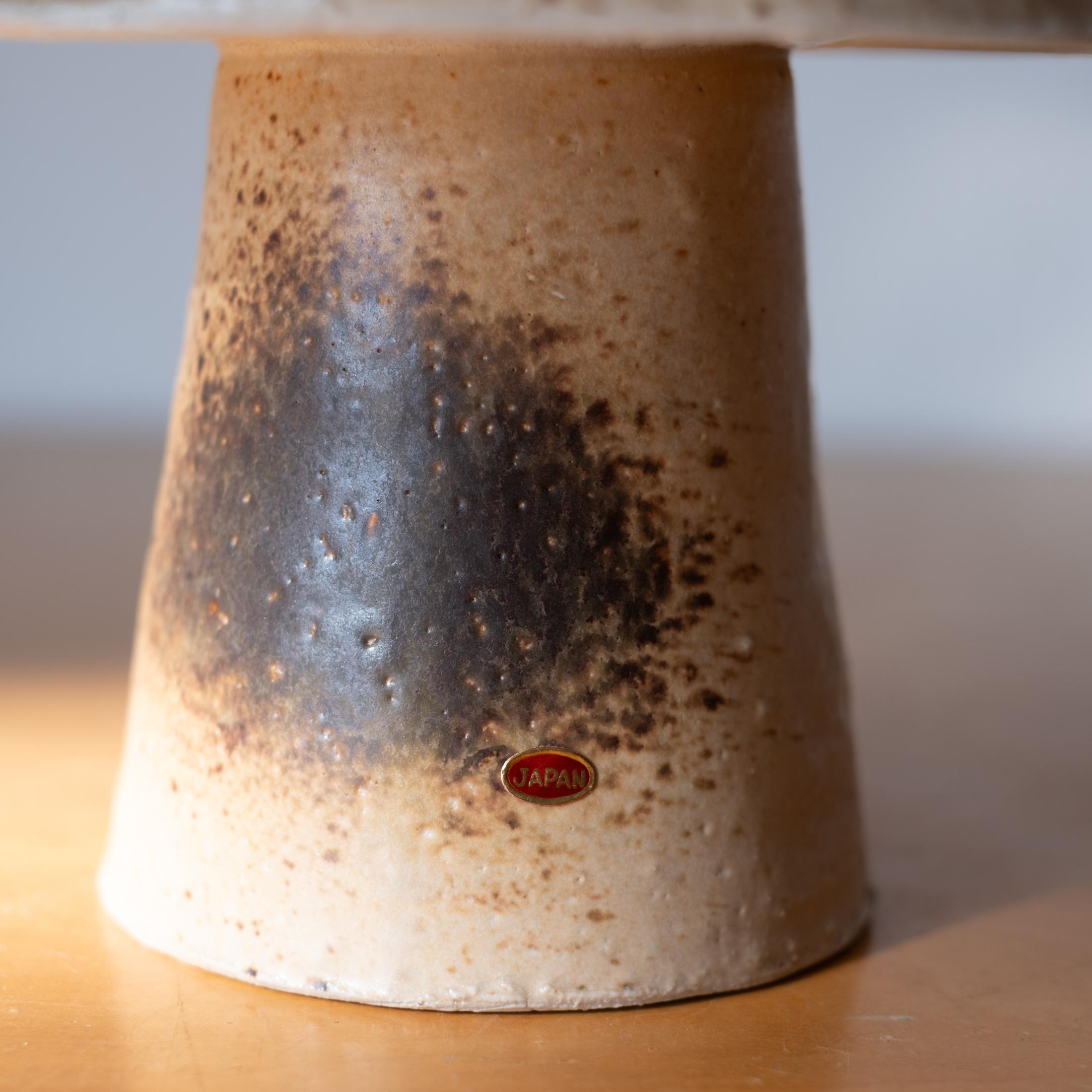 Vaso scultura Ikebana in ceramica del Medioevo, Giappone 1960 in vendita 1