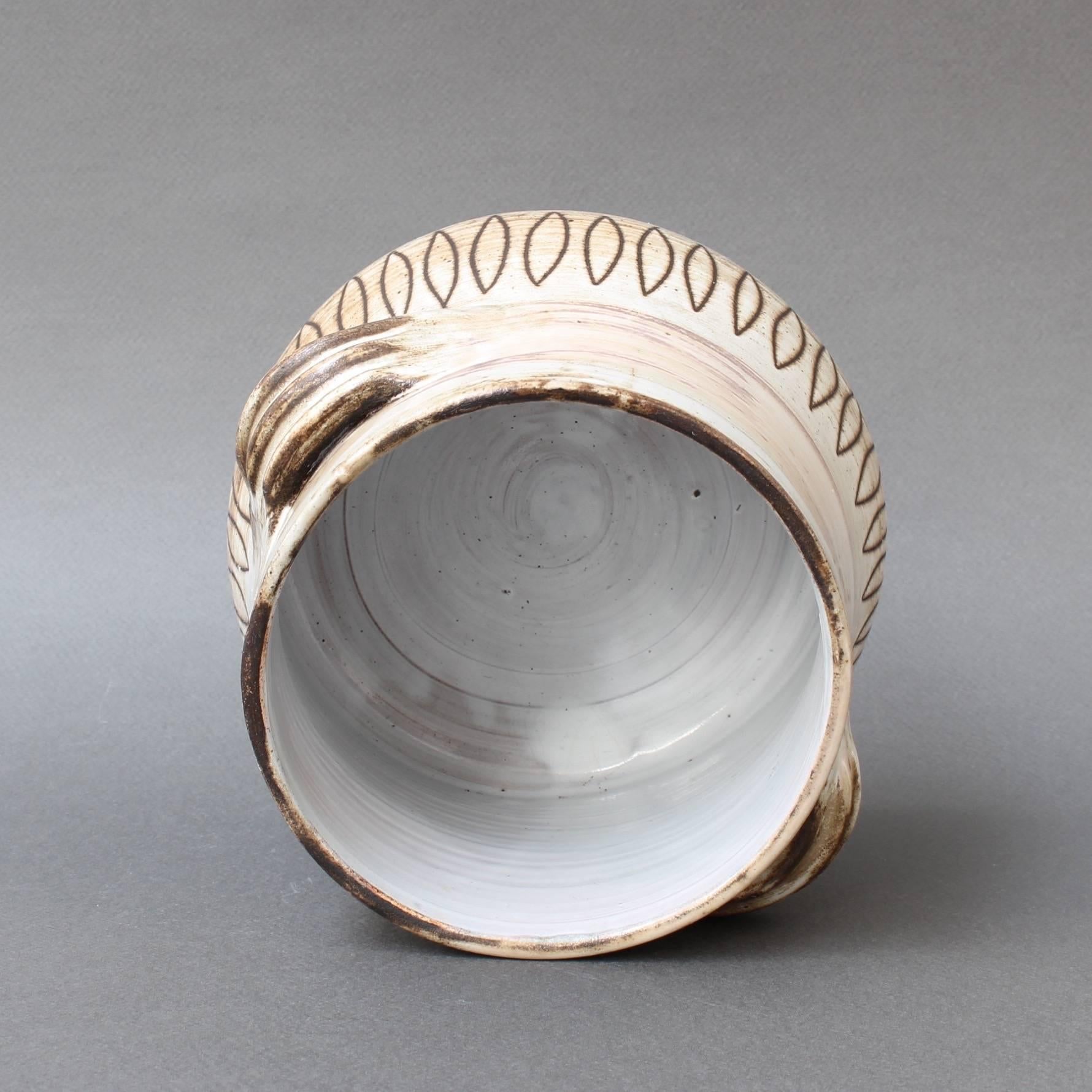 Midcentury Ceramic Jar with Lid by Jacques Pouchain Atelier Dieulefit, c. 1960s 1