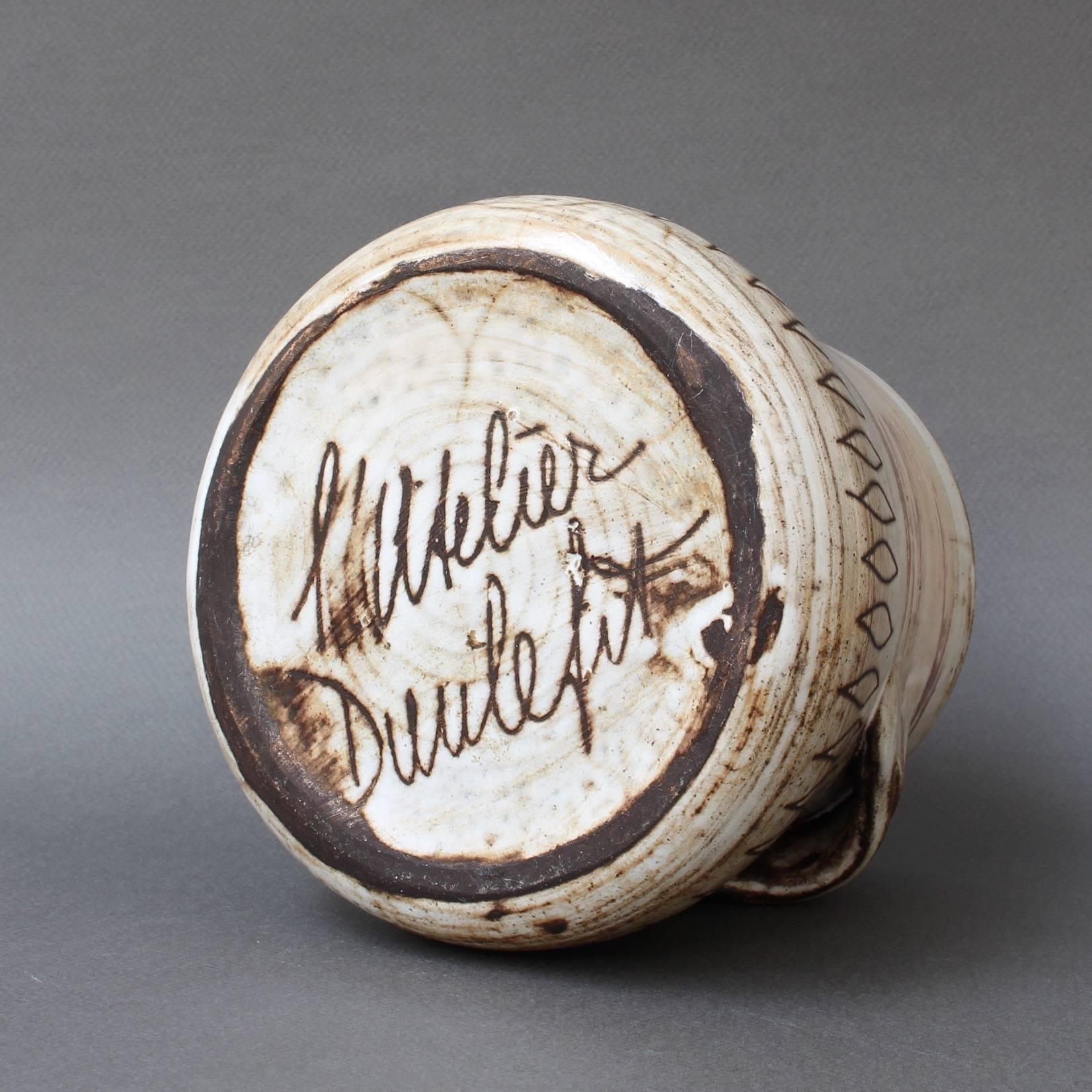Midcentury Ceramic Jar with Lid by Jacques Pouchain Atelier Dieulefit, c. 1960s 3
