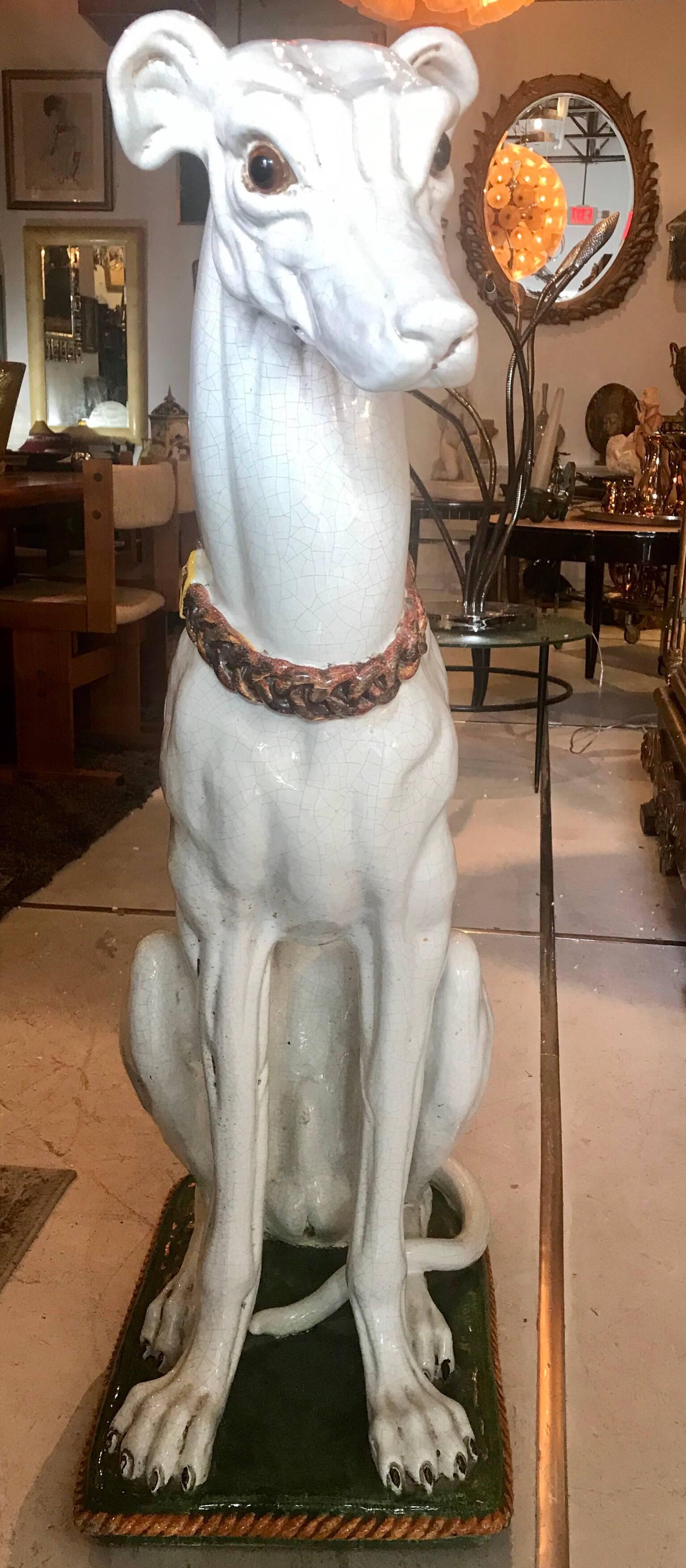 ceramic greyhound