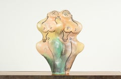 Mid-Century Ceramic Nude Women Sculpture
