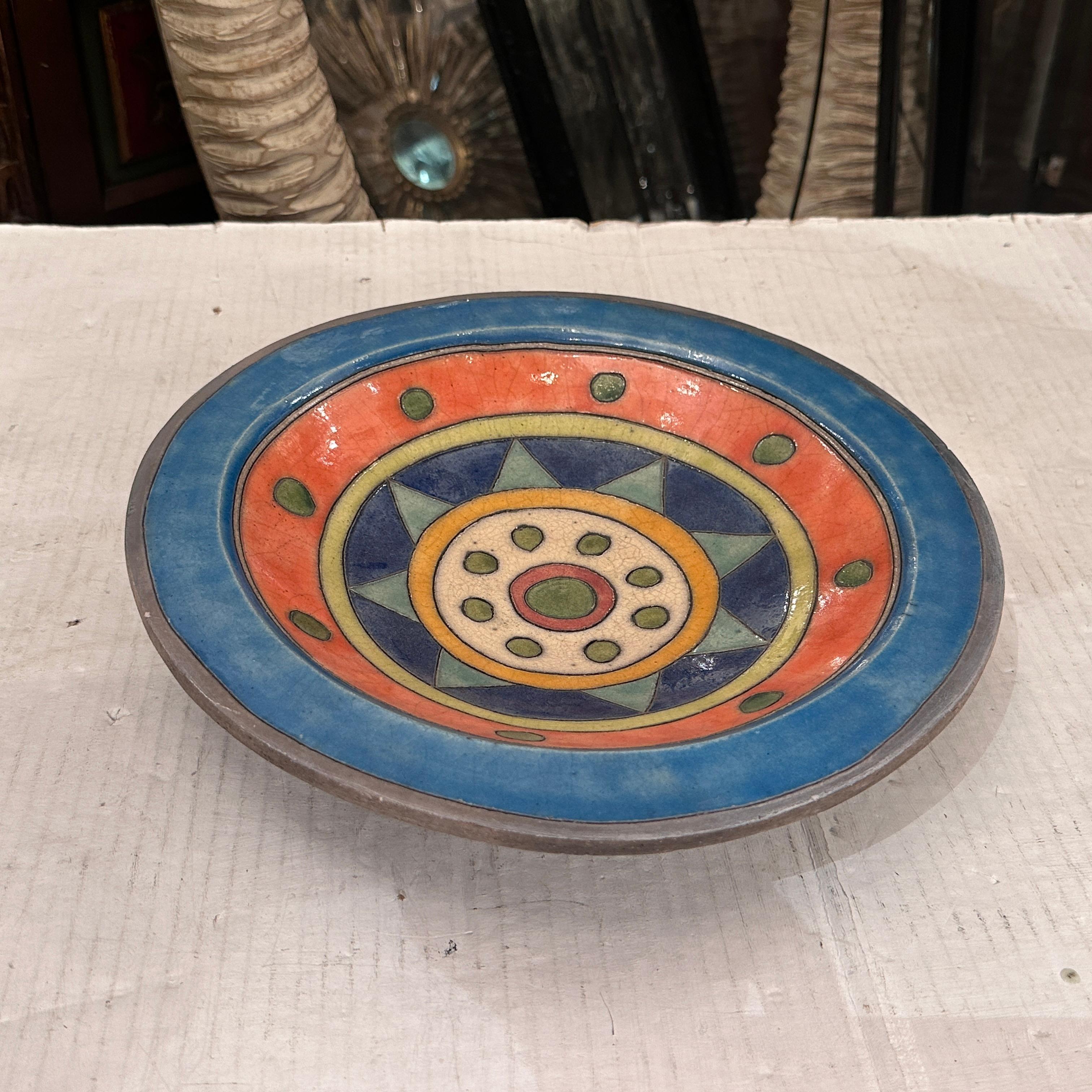 Midcentury Ceramic Plate (Italienisch) im Angebot