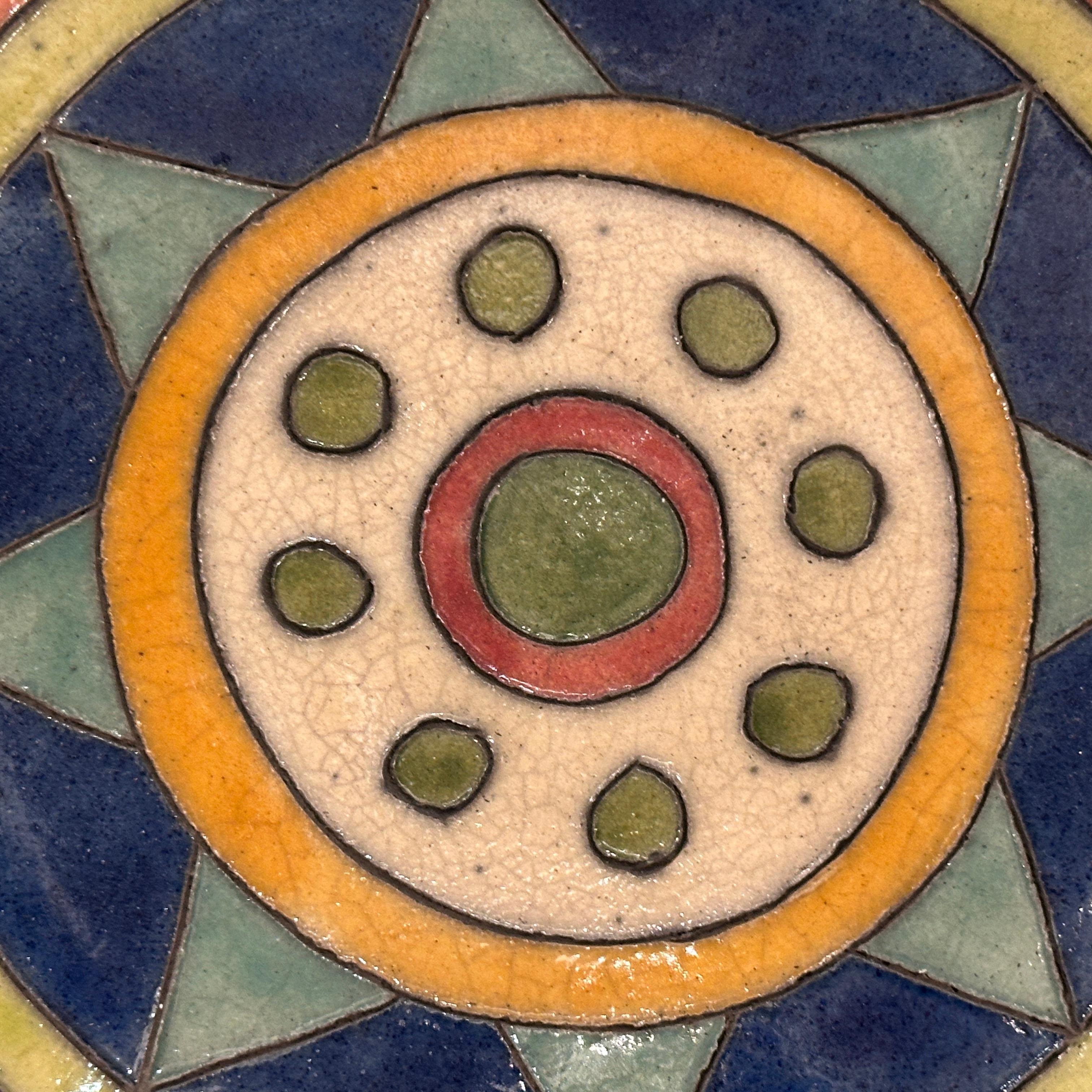 Midcentury Ceramic Plate im Angebot 1