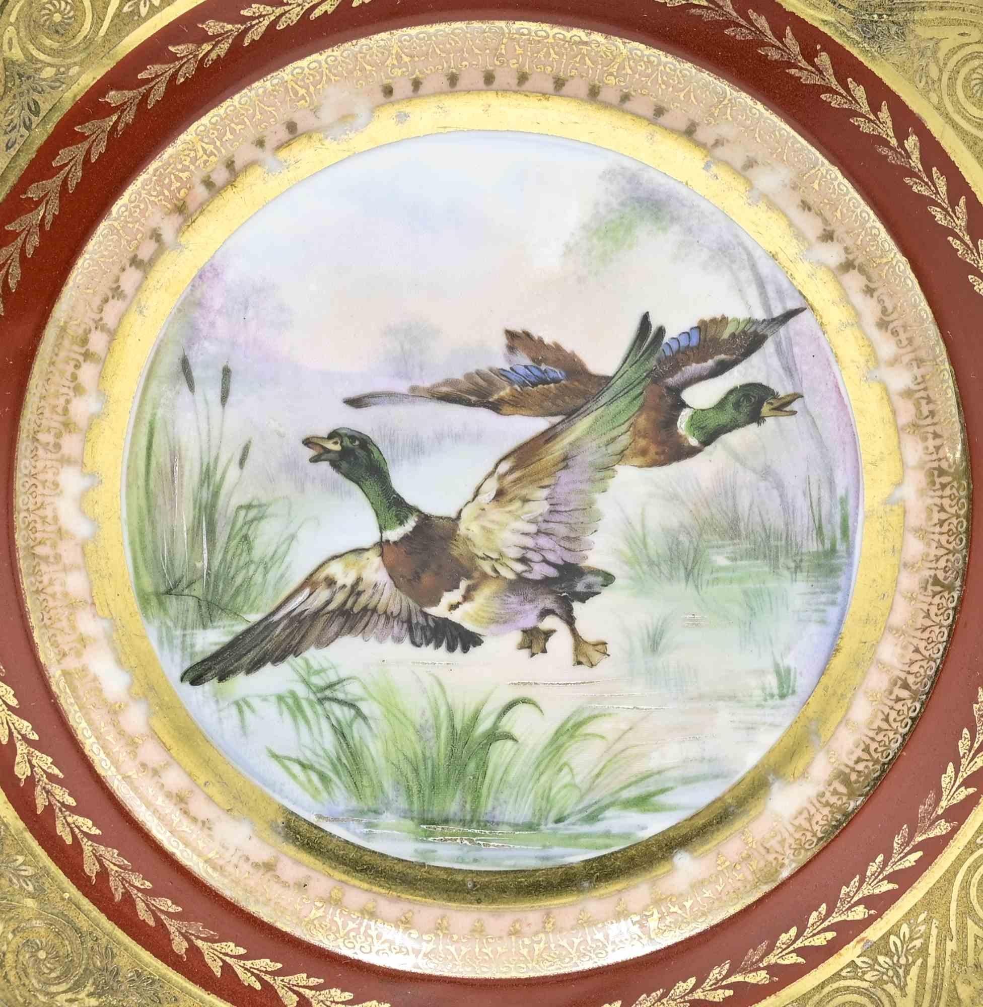 Assiette en céramique du milieu du siècle réalisée par Richard Ginori en Italie au milieu du 20e siècle.

Marqué au dos.

Très bon état.