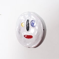 Midcentury Ceramic Plate with Polychrome Enamels by J. L. Artigas, Spain, 1960s