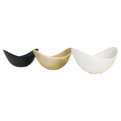 Midcentury Ceramic Set of 3 Bowls Gunnar Nylund Rörstrand, Sweden