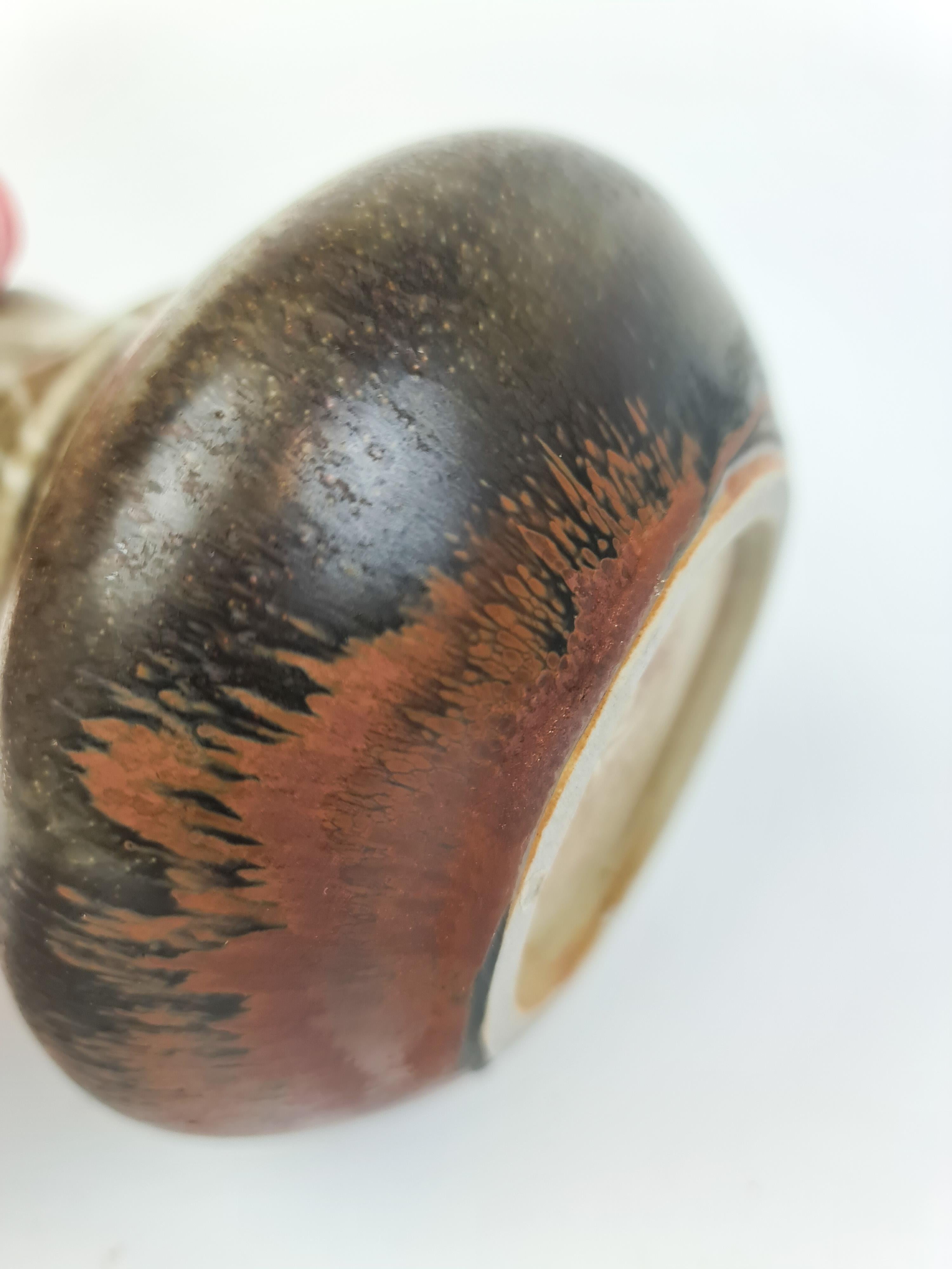 Metà XX secolo Vaso da studio in ceramica del Medioevo Rörstrand Carl Harry Stålhane, Svezia