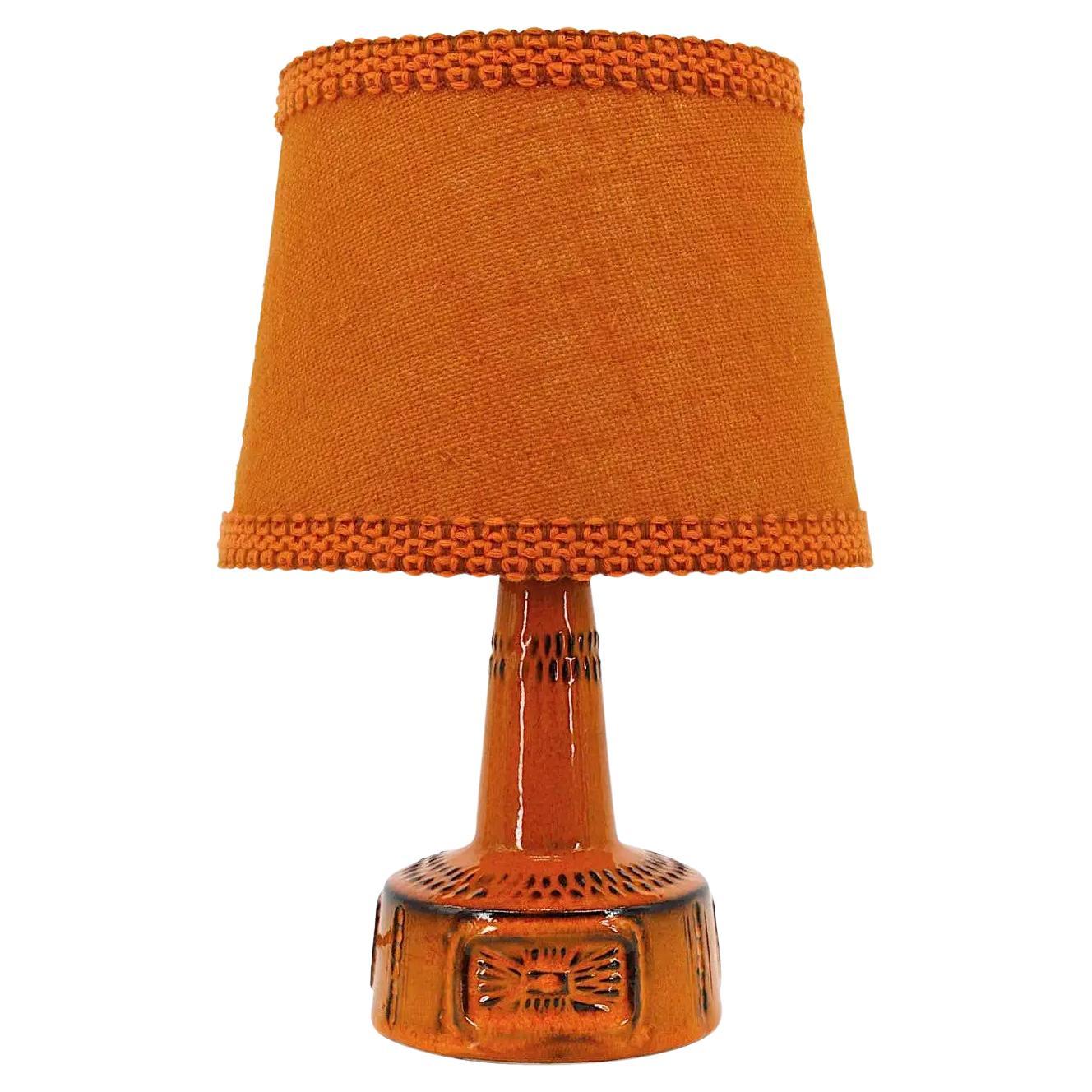 Lampe de table en céramique du milieu du siècle, années 1960