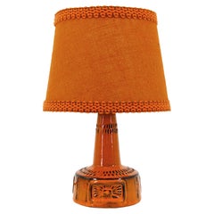 Lampada da tavolo in ceramica del Medioevo, anni '60