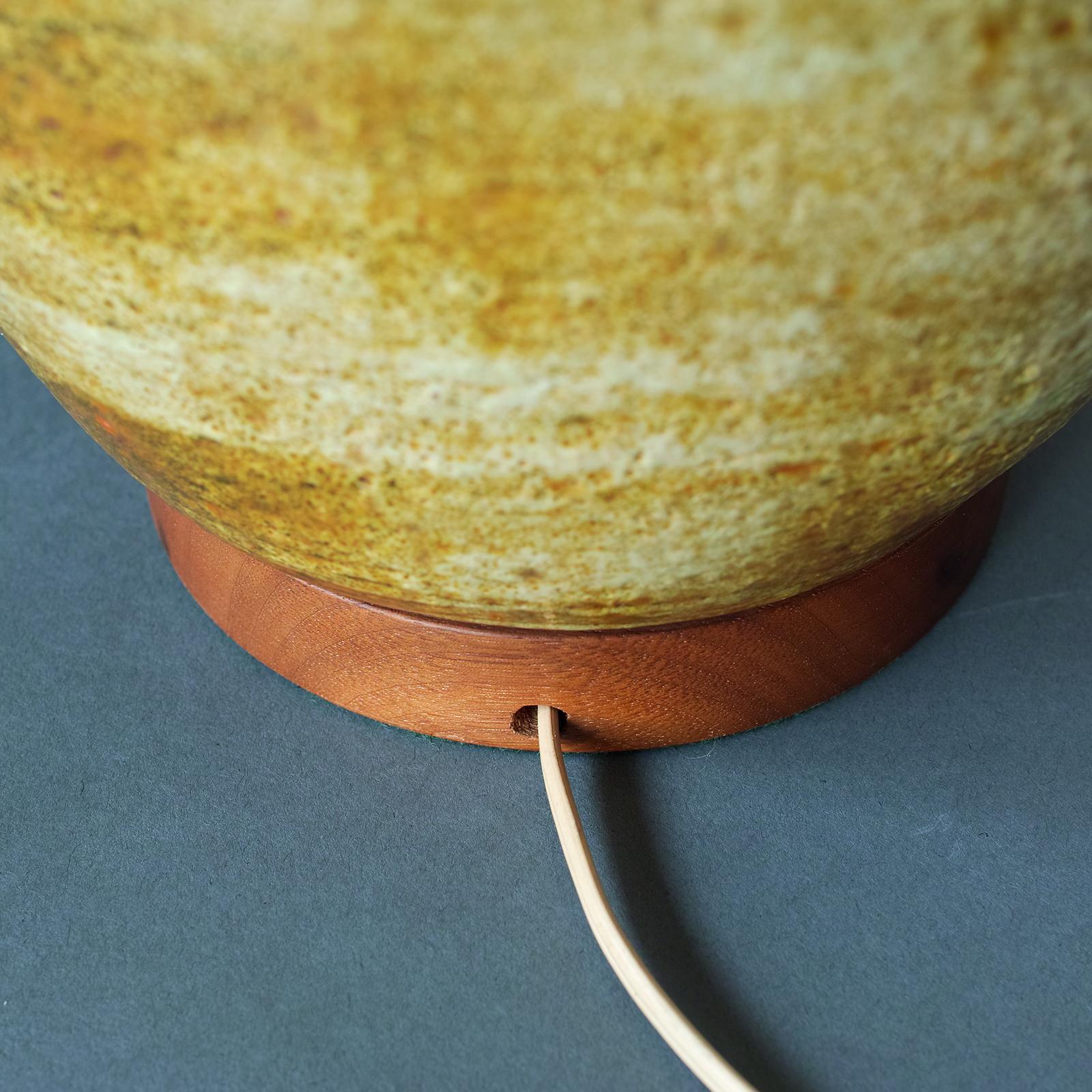 Keramik-Tischlampe aus der Mitte des Jahrhunderts, Design Technics zugeschrieben im Angebot 1