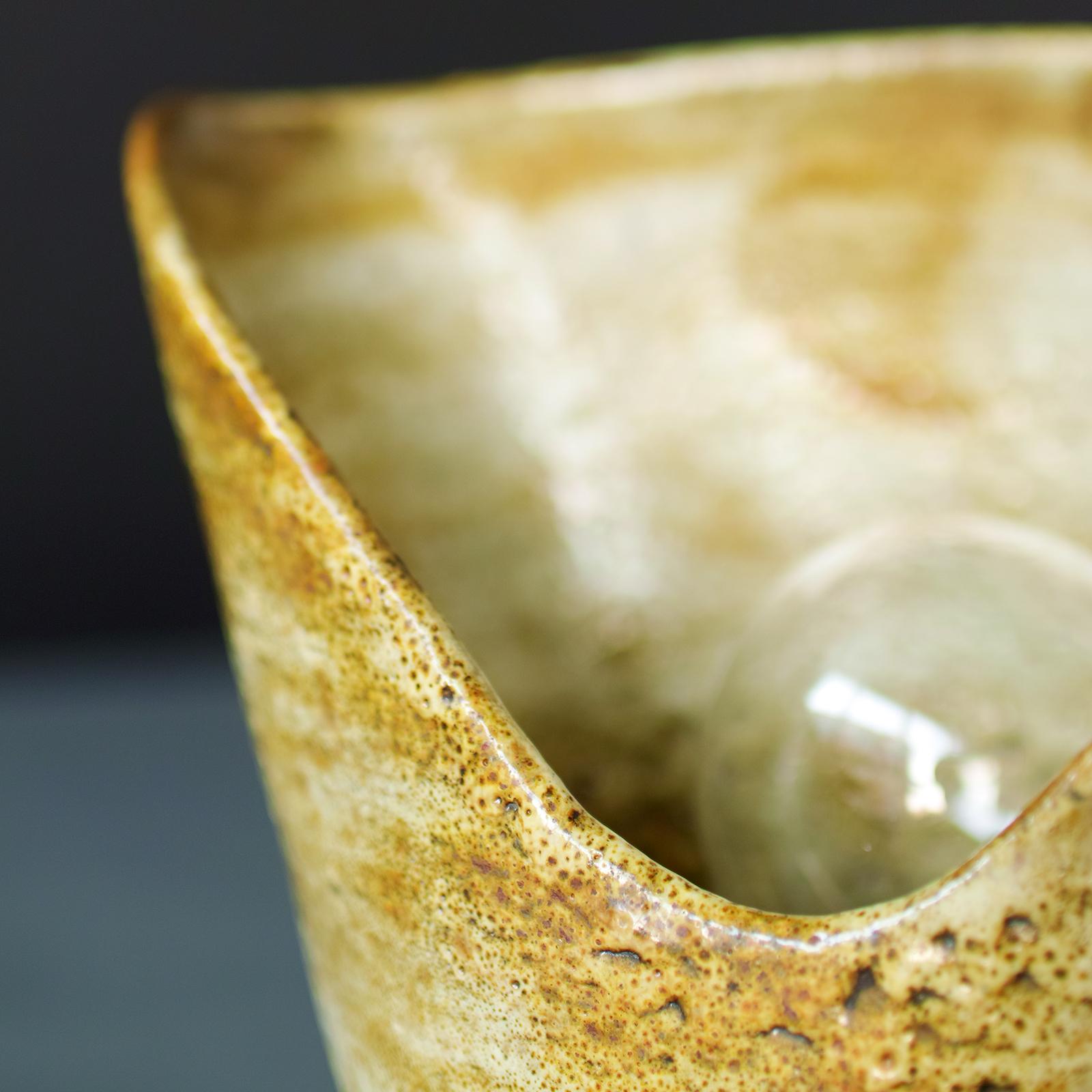 Keramik-Tischlampe aus der Mitte des Jahrhunderts, Design Technics zugeschrieben im Angebot 2
