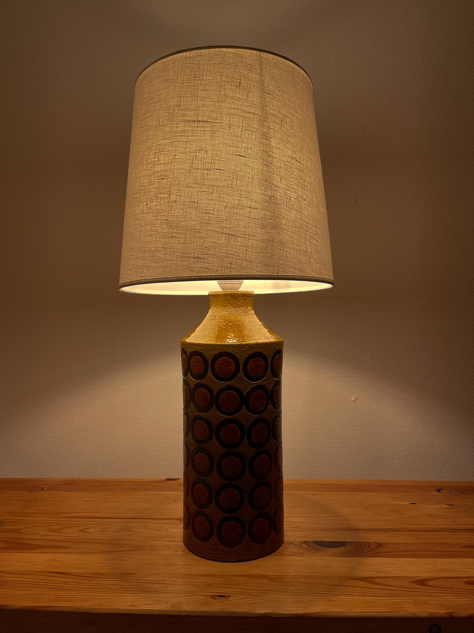 Lampe de bureau en céramique du milieu du siècle dernier, Bergbom Bitossi, Italie en vente 4