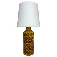 Midcentury Ceramic Table Lamp Bergbom Bitossi, Italy