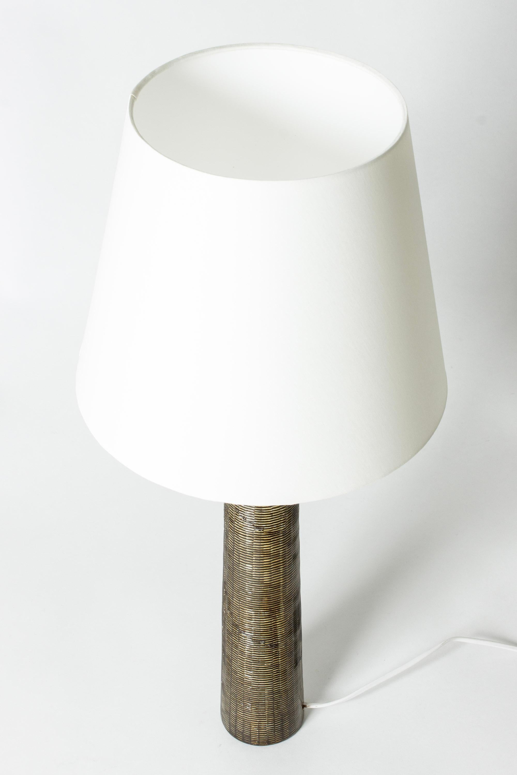 Mid-20th Century Midcentury Ceramic Table lamp by Ingrid Atterberg, Upsala Ekeby, Sweden, 1950s
