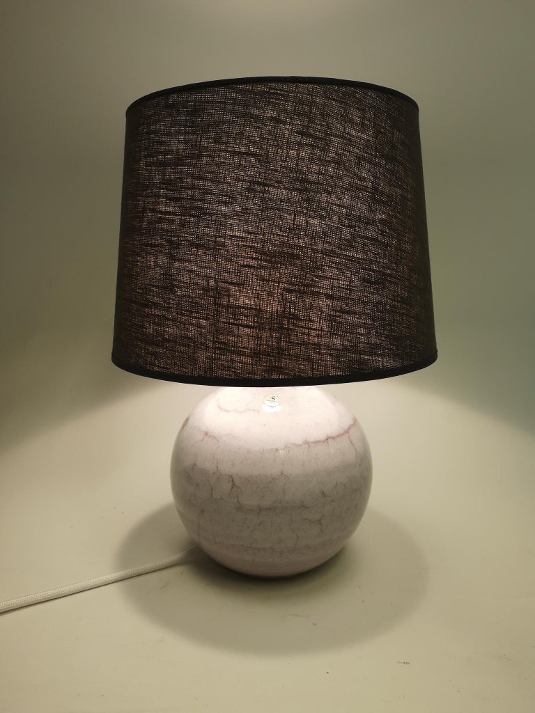 Swedish Midcentury Ceramic Table Lamp Carl-Harry Stålhane, Sweden For Sale