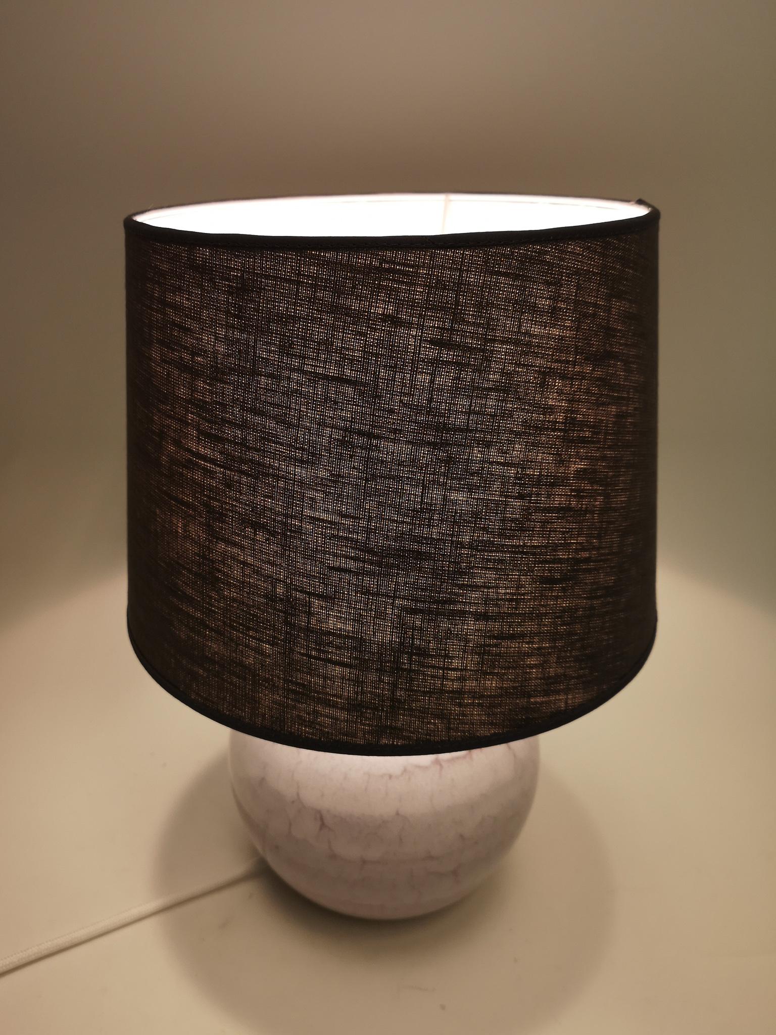 Midcentury Modern Ceramic Table Lamp Carl-Harry Stålhane, Sweden In Good Condition For Sale In Hillringsberg, SE