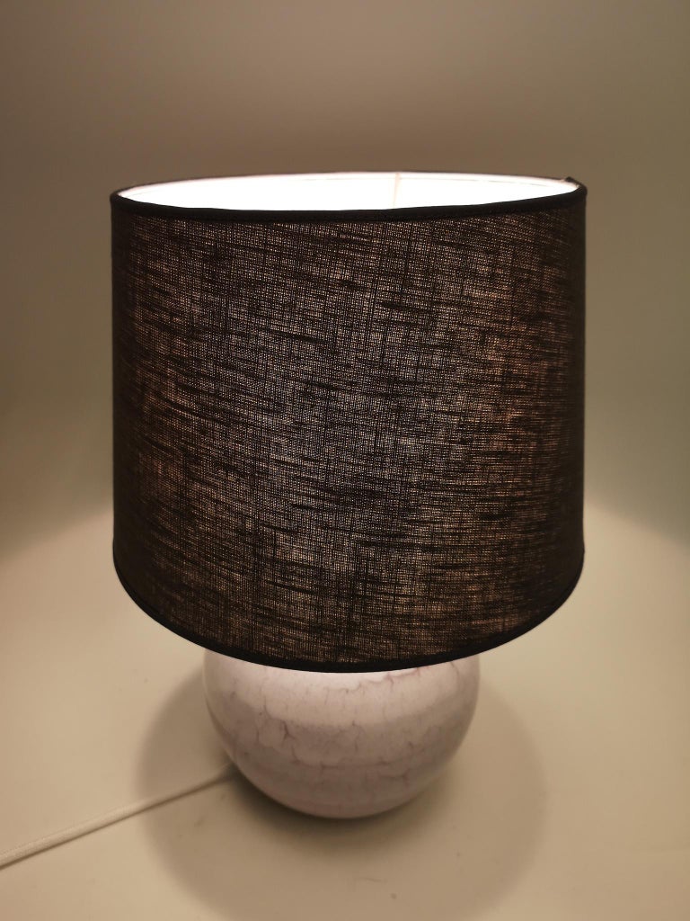 Midcentury Ceramic Table Lamp Carl-Harry Stålhane, Sweden In Good Condition For Sale In Langserud, SE