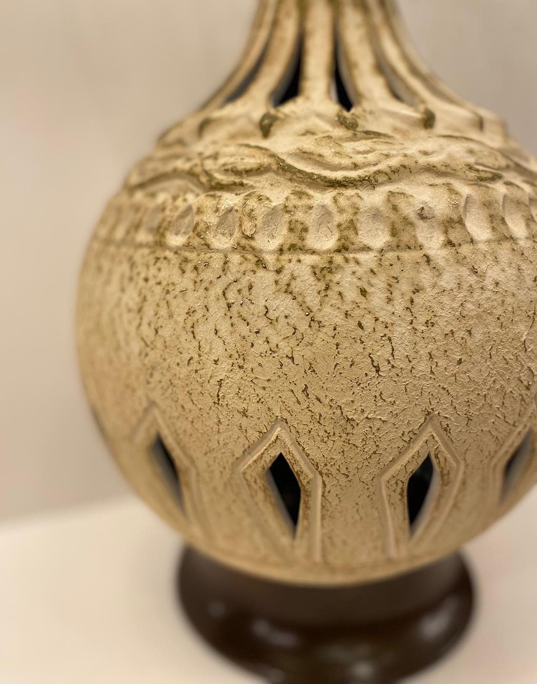 Italian Midcentury Ceramic Table Lamp For Sale