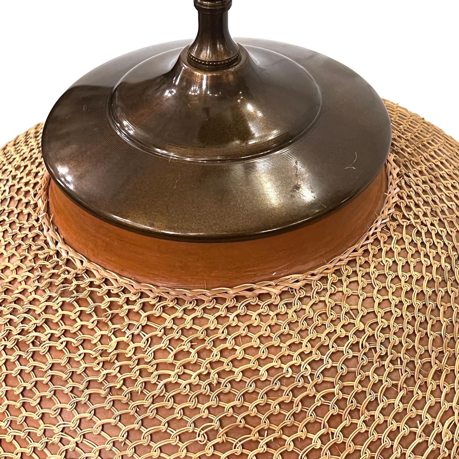Mid-20th Century Mid-Century Ceramic Table Lamp For Sale
