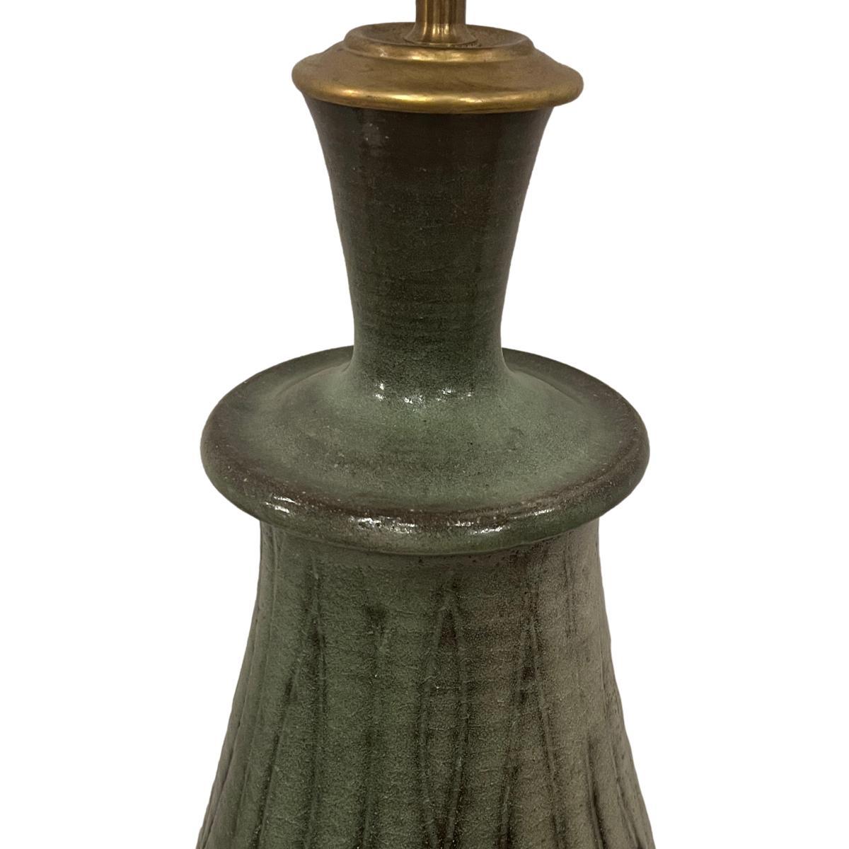 Mid-20th Century Midcentury Ceramic Table Lamp For Sale