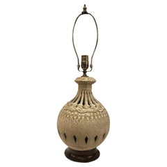 Keramik-Tischlampe aus der Mitte des Jahrhunderts
