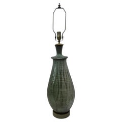 Lampe de table en céramique du milieu du siècle