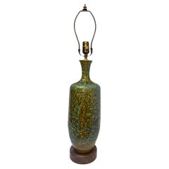 Lampe de table en céramique du milieu du siècle