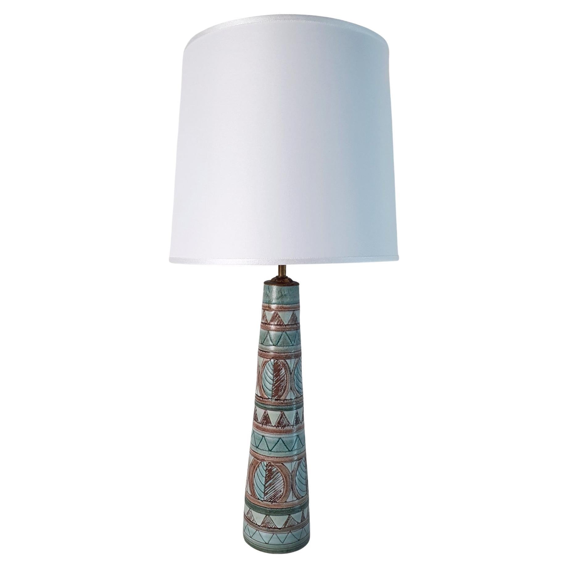 Midcentury Ceramic Table Lamp Irma Yourstone Sweden