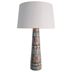 Midcentury Ceramic Table Lamp, Sweden