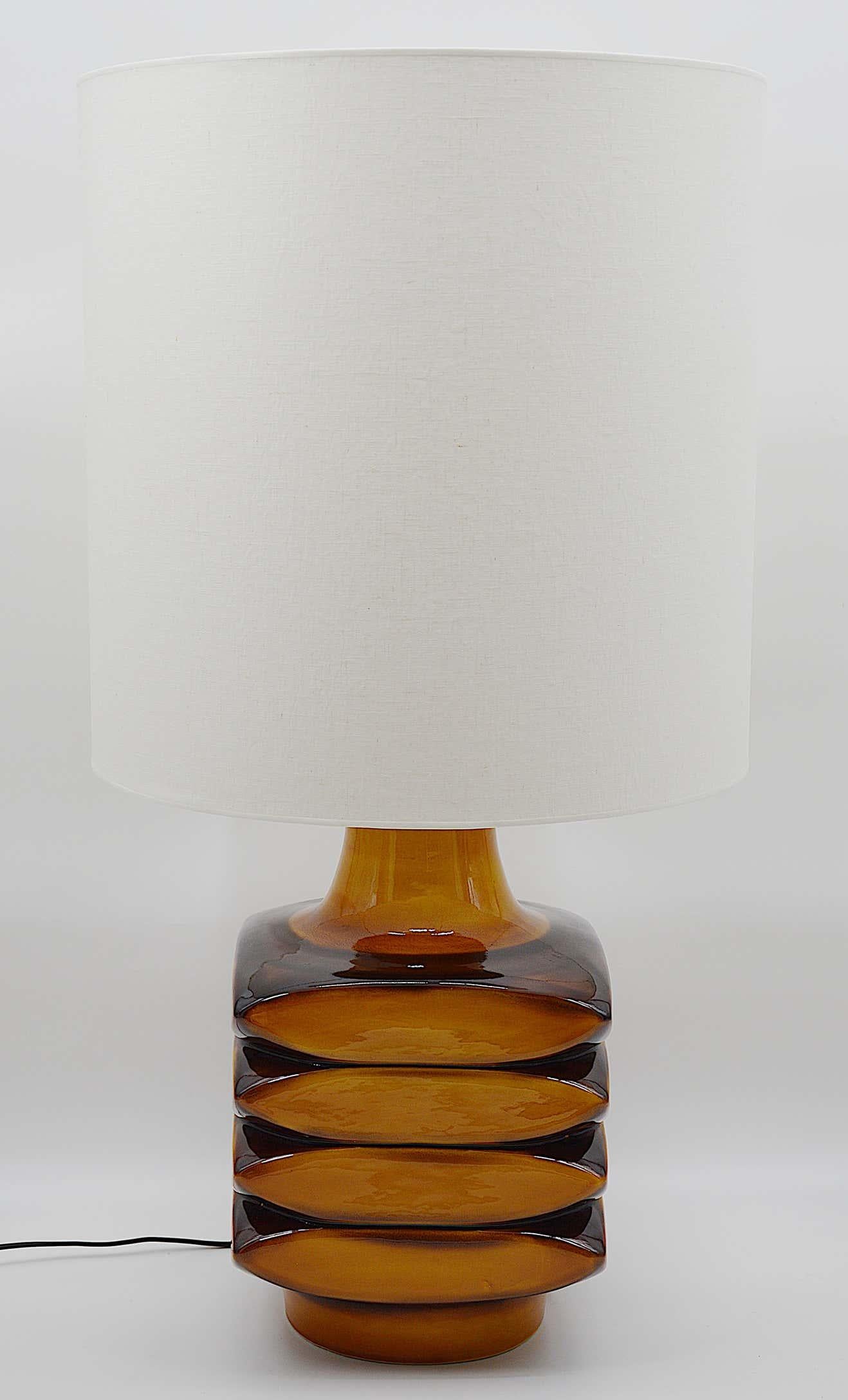 Midcentury Ceramic Table or Floor Lamp, 1960s 1